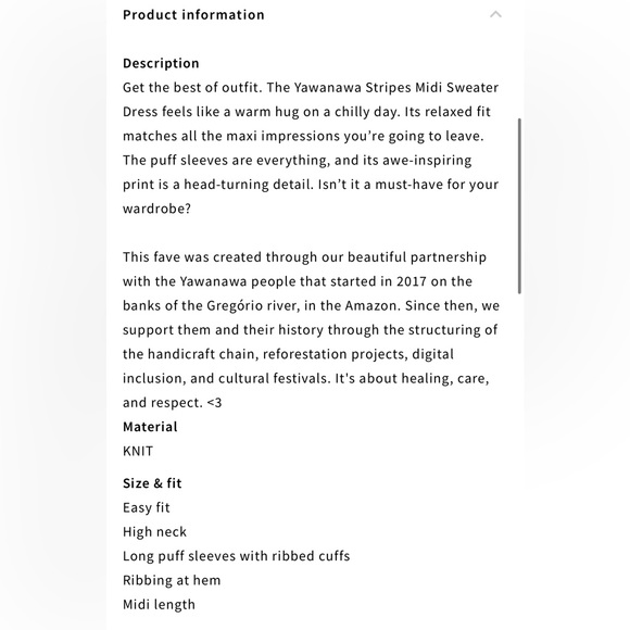 Farm Rio Sweater Dress - Picture 5 of 5